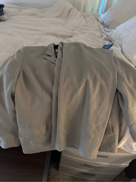 Le Suit Pants - Beige Textured Suit (SET)
